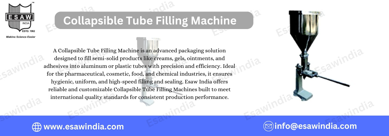 Collapsible Tube Filling Machine by Esaw India