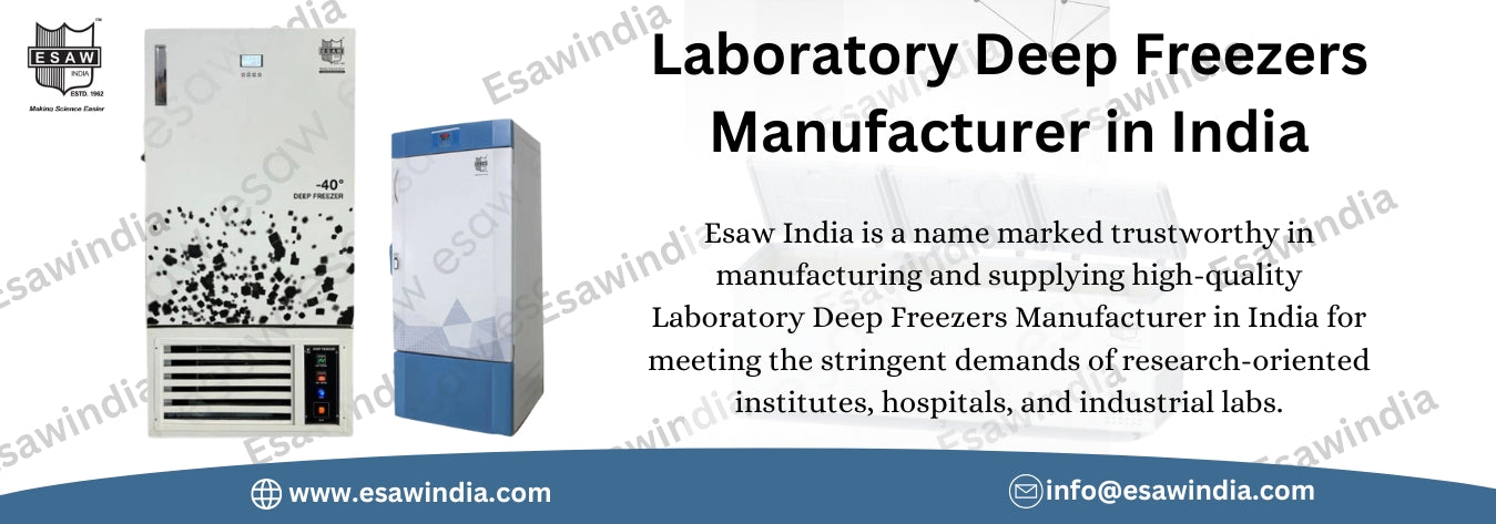 Laboratory Deep Freezers Manufacturer in India by High-Performance - Esaw India