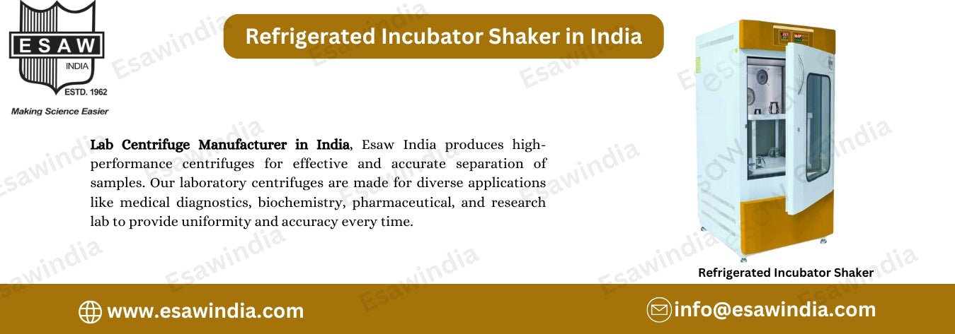 Refrigerated Incubator Shaker in India - Esaw India