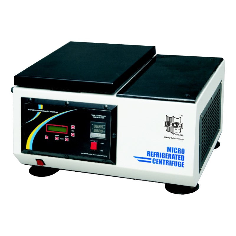 Image ALT Tags:
ESAW Refrigerated Micro Centrifuge for science and chemistry lab
Affordable Refrigerated Micro Centrifuge for labs India
Export quality microprocessor-based refrigerated centrifuge for schools and research
Best Refrigerated Micro Centrifuge for students and industrial labs