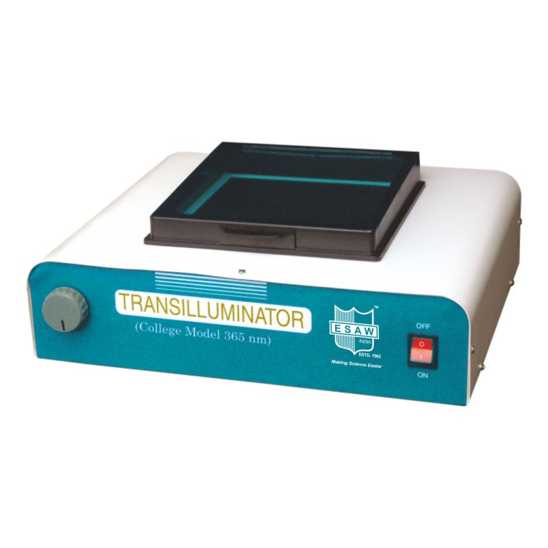 Image ALT Tags:
ESAW U.V. transilluminator for DNA visualization in labs
Affordable U.V. transilluminator for labs India
U.V. transilluminator for science classrooms and college labs
Export quality U.V. transilluminator for molecular research