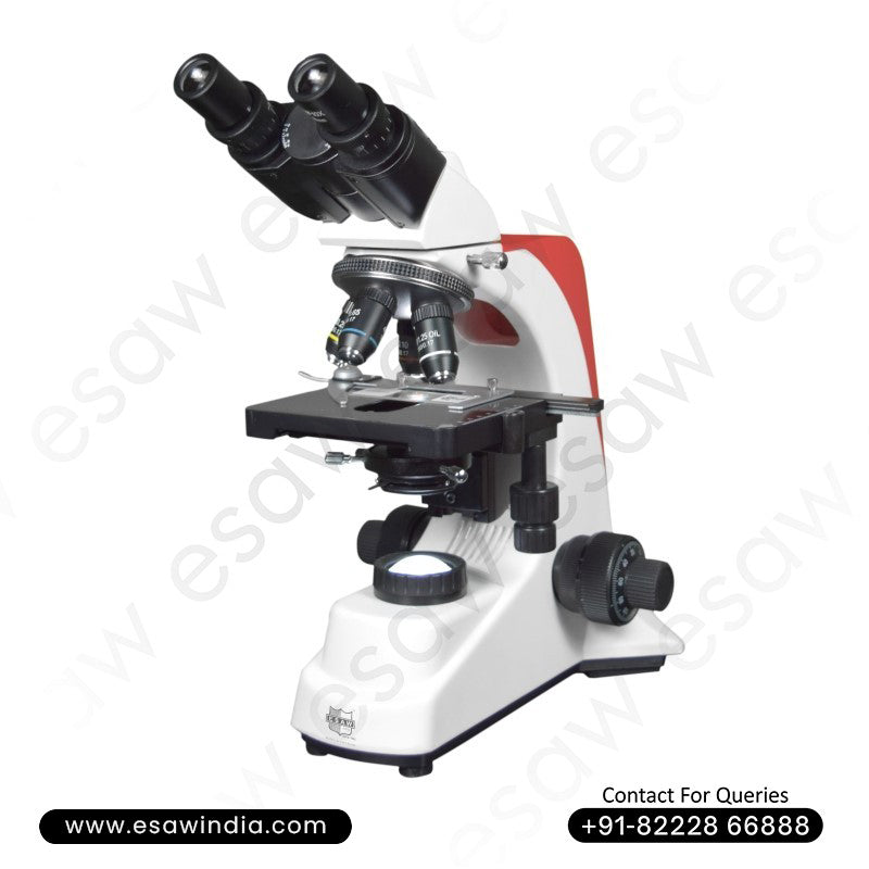Image ALT Tags:
"Advance Binocular Microscope for Chemistry Labs"
"Binocular Microscope for College and Medical Students"
"ESAW India Export Quality Binocular Microscope"
"Educational Lab Microscope for Science Classrooms"