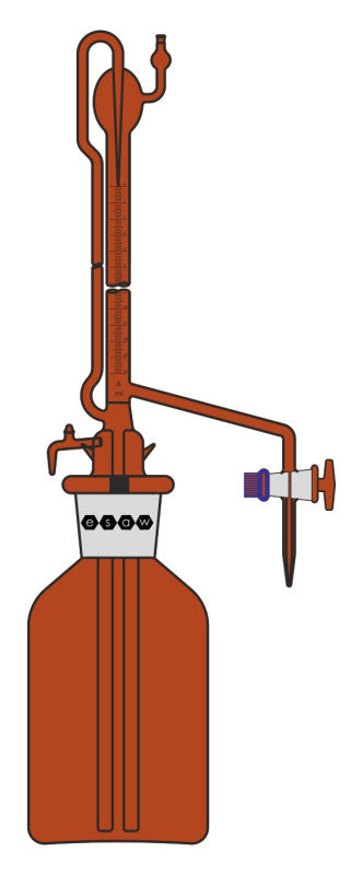 "Amber Automatic Zero Burette for Chemistry Lab"
"Class A Accuracy Glass Burette with Stopcock – ESAW India"
"UV-Protected Burette for Titration Experiments"
"Export Quality Lab Burette for Schools and Research Labs"
