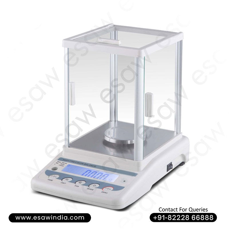 Image ALT Tags:
"Auto Calibration Precision Balance for College Chemistry Lab"
"ESAW Dual Calibration Balance for Industrial Research"
"High Accuracy External Weight Digital Balance for Students"