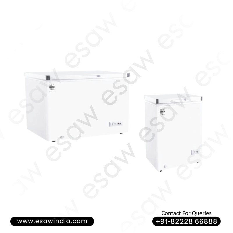 Image ALT Tags:
"Single Door Chest Freezer for Chemistry Labs and Colleges"
"Affordable Laboratory Freezer for School and Pharma Use"
"Horizontal Deep Freezer for Research and Industrial Labs"
"ESAW India Lab Chest Freezer for Educational Institutions"