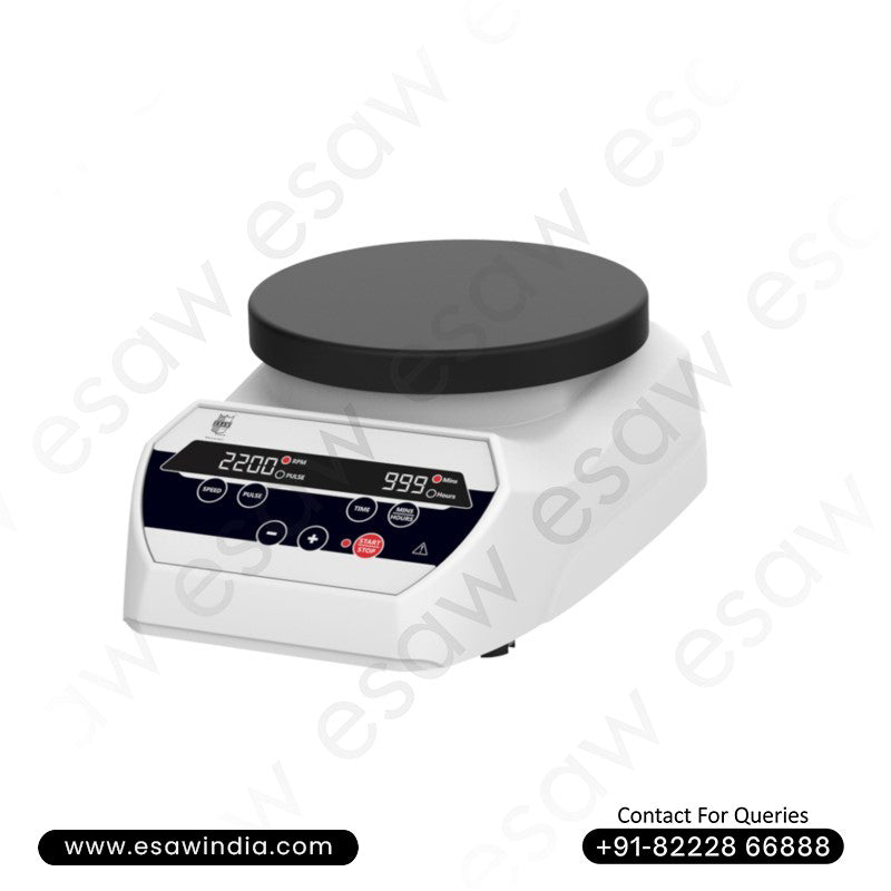Image ALT Tags:
"Stainless Steel Magnetic Stirrer for Chemistry Labs"
"Lab Magnetic Stirrer with Corrosion-Resistant Top Plate"
"Affordable Magnetic Stirrer for Educational Labs – ESAW India"