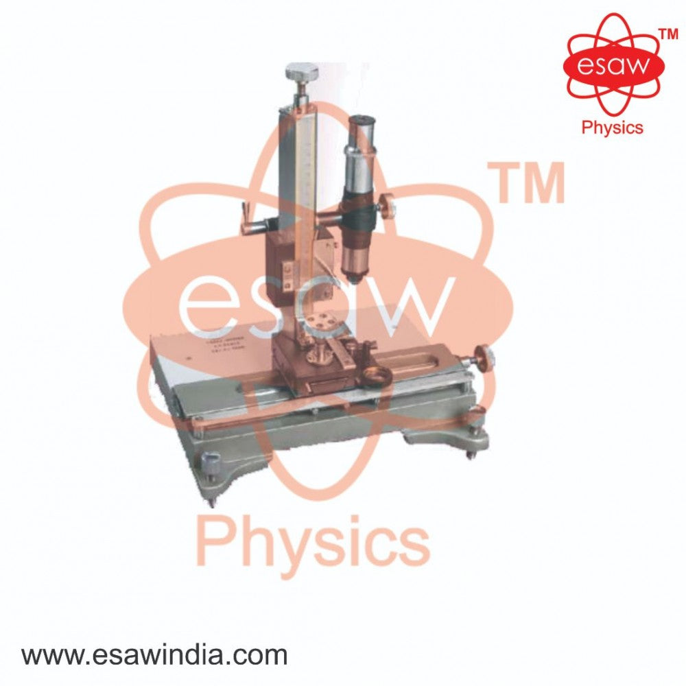 Image ALT Tags:
"Deluxe Travelling Microscope with XYZ Adjustment for Physics Labs"
"ESAW TC-13 Precision Microscope for Educational Labs"
"XYZ Moon Model Travelling Microscope for Science and Engineering"
"High Accuracy Microscope for Industrial and Research Labs"