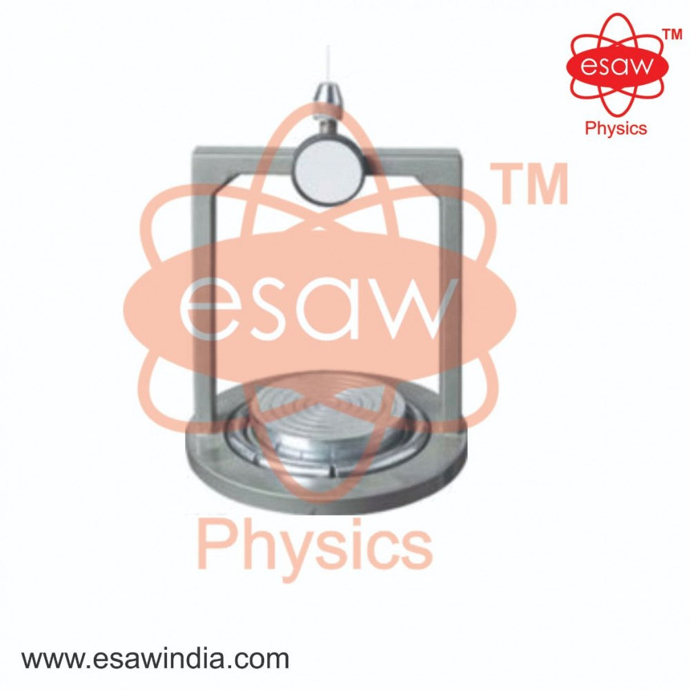 🖼️ Image ALT Tags:
"Bridge Type Torsion Pendulum for Student Physics Lab"
"Small Size Torsion Pendulum for Mechanics Experiment"
"Affordable Torsion Pendulum Apparatus for Labs India"
"Export Quality ESAW Torsion Pendulum Model EM-7406"
