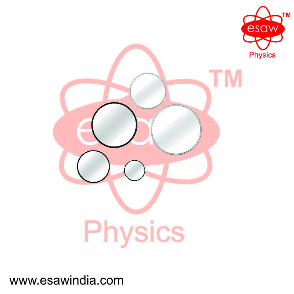 Image ALT Tags:
"Circular Plane Mirror for Optics Lab Experiments"
"Physics Lab Reflection Mirror for Students"
"ESAW Circular Mirror for Science Classrooms"