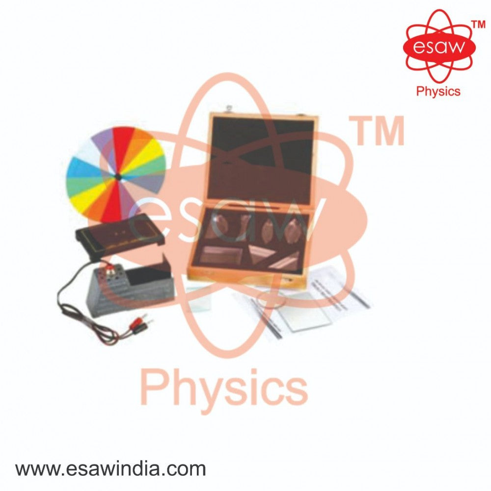 Image ALT Tags:
Concept of Light Kit for Physics Labs
ESAW Optical Experiment Kit for Schools
Light Reflection and Refraction Demonstration Set
Affordable Light Concept Kit for Students and Teachers