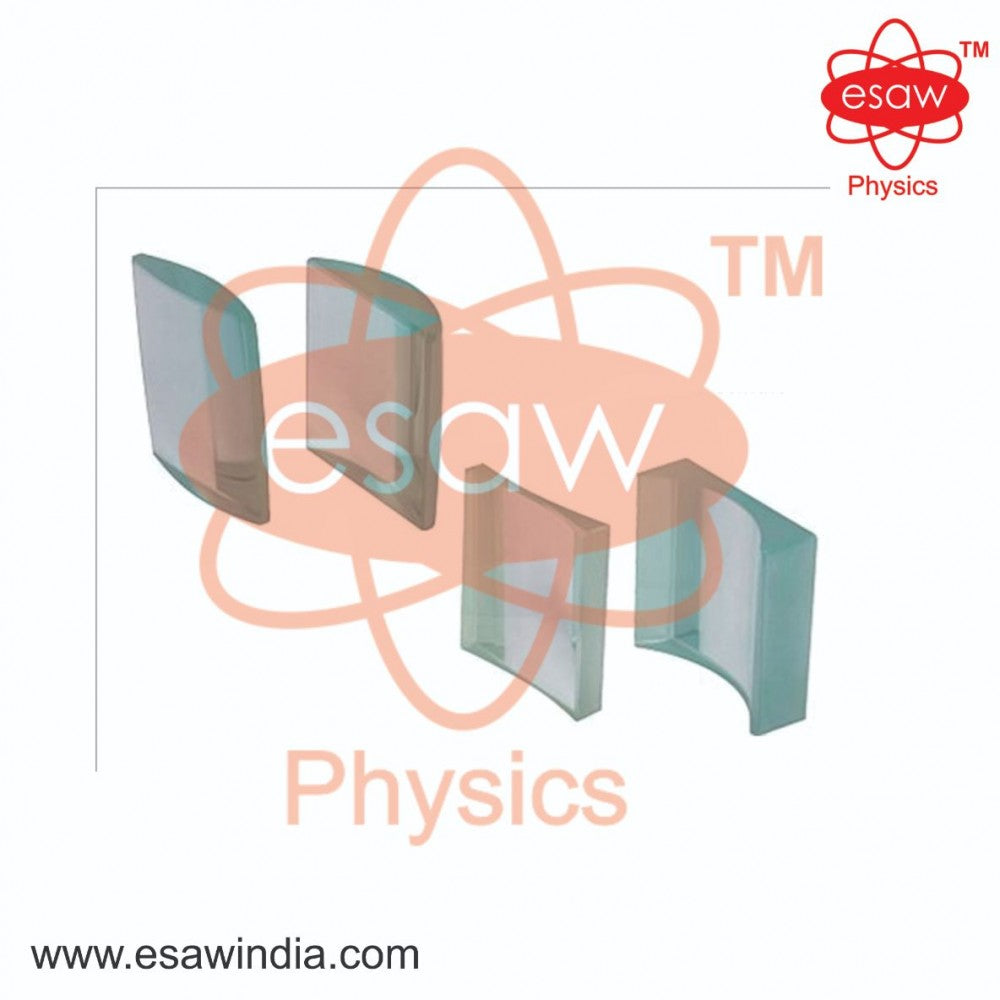 Image ALT Tags:
"Cylindrical Mirror for Physics Lab Experiments"
"Optics Demonstration Mirror Glass for Students"
"Reflective Curved Mirror for School and College Labs"