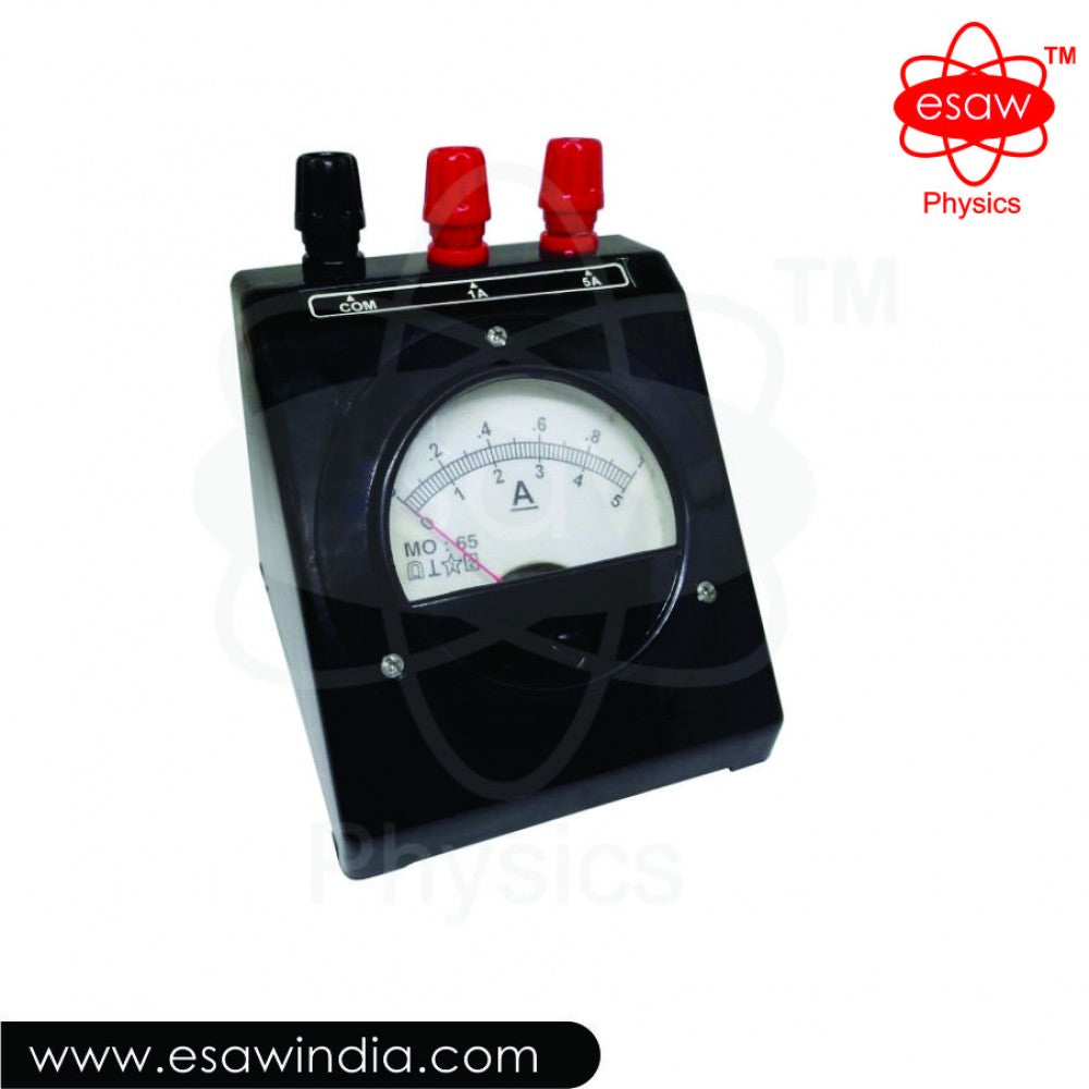 Image ALT Tags (SEO Focused):
"ESAW Dual Range Current Meter for Science Lab"
"Analog Ammeter for School and Engineering Labs"
"Precision Lab Ammeter Dual Range for Physics Experiments"