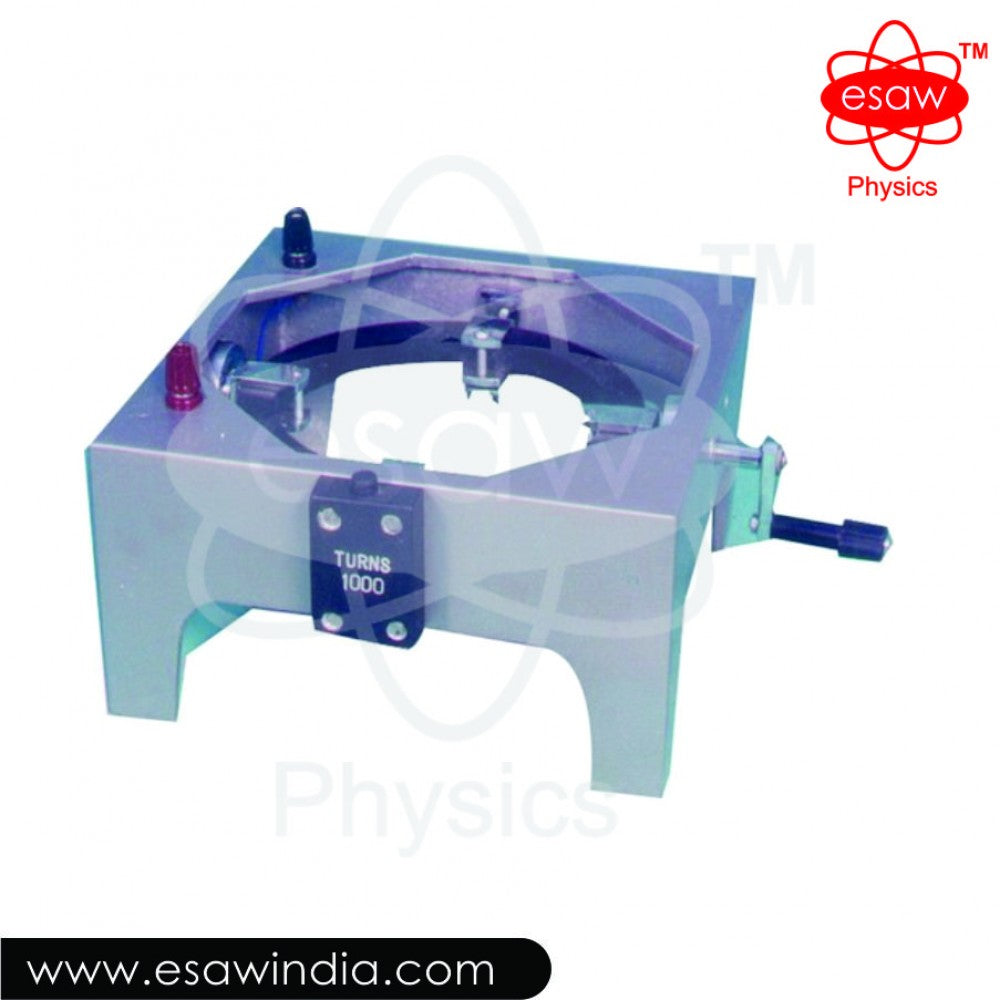 Image ALT Tags:
"Earth Inductor for Magnetic Induction Experiments"
"Physics Lab Equipment Earth Inductor by ESAW India"
"Rotating Coil Apparatus for Schools and Colleges"
"Best Earth Induction Tool for Physics Classrooms"