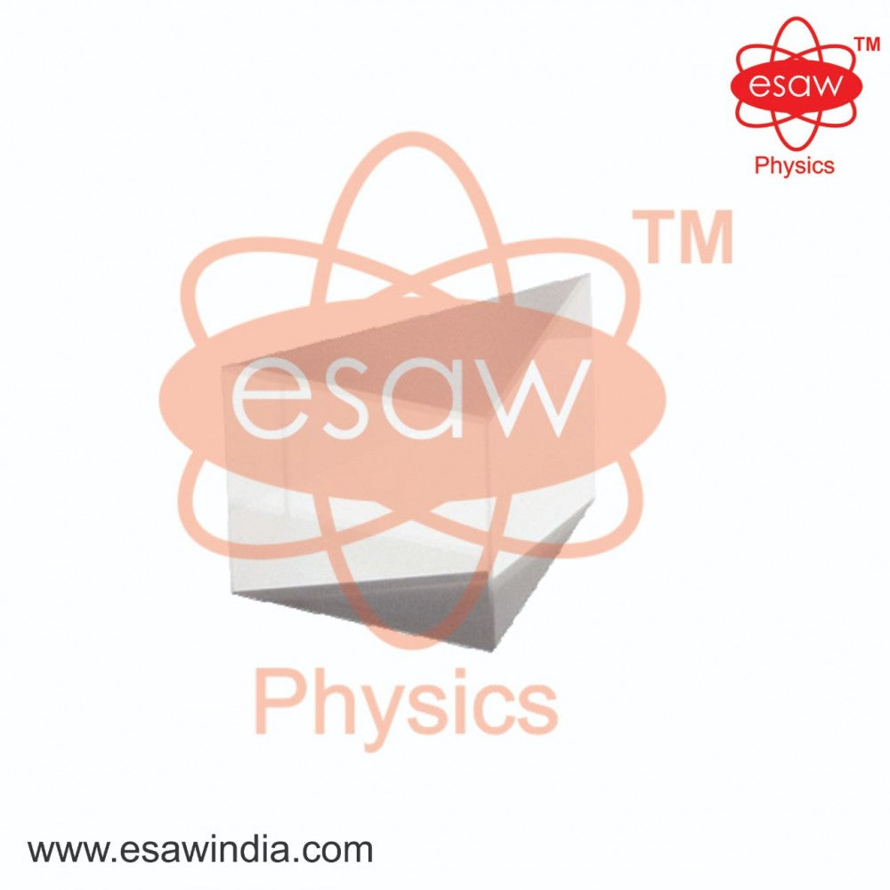 Image ALT Tags:
"Glass Prism for Light Refraction Experiments in Physics Labs"
"ESAW Optical Glass Prism for Educational Science Use"
"Triangular Glass Prism for Students and Lab Demonstrations"