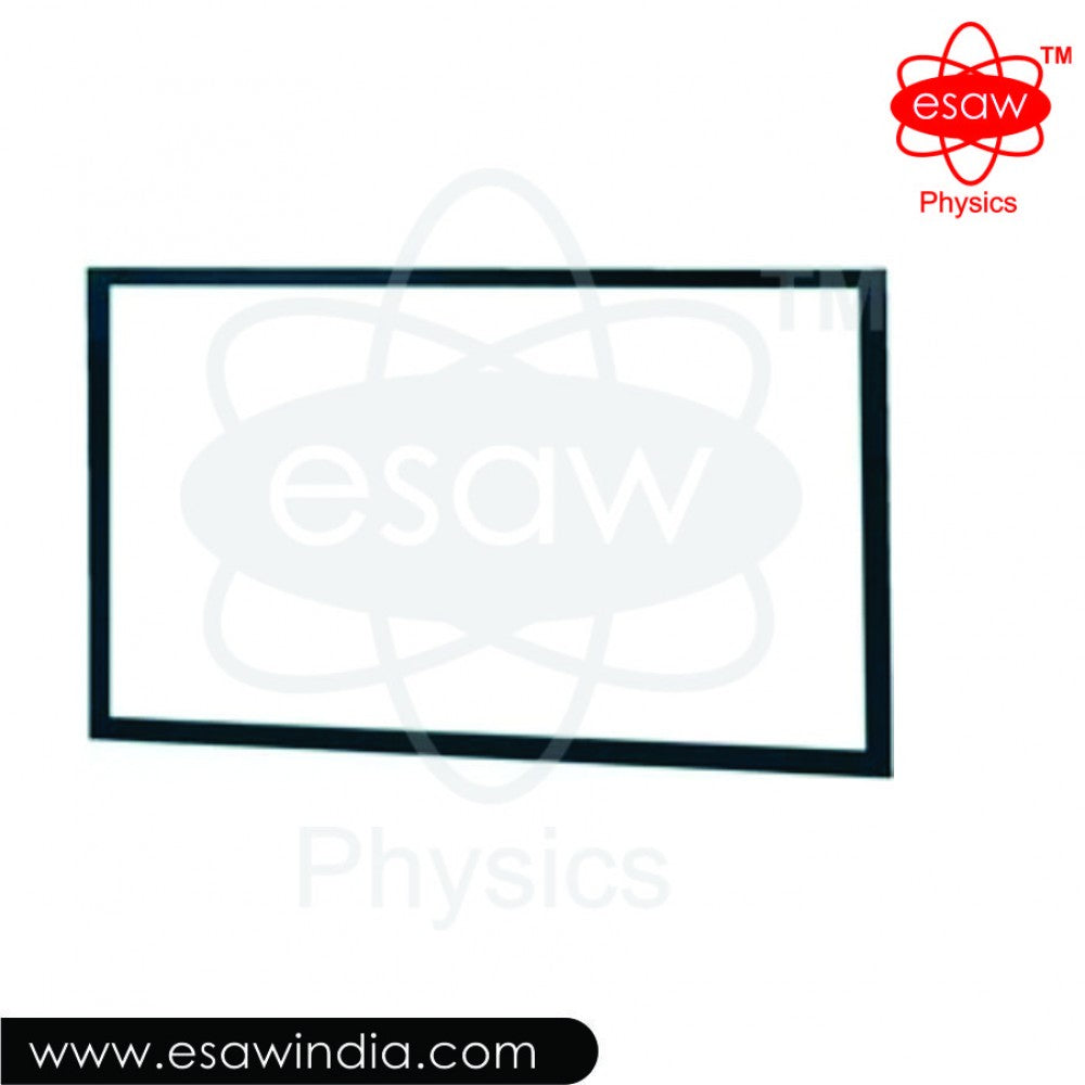 Image ALT Tags:
"Ground Glass Screen for Physics Light Diffusion Experiments"
"LO-5299 Optical Ground Glass for School Science Labs"
"Educational Ground Glass Plate for Optical Ray Diagrams"