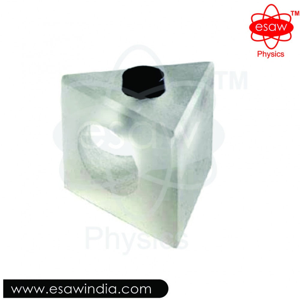 Image ALT Tags:
"Hollow Glass Prism for Liquid Refraction Experiments"
"Physics Optical Prism for Chemistry and Light Demonstration"
"ESAW Glass Prism for Refractive Index Studies in Labs"