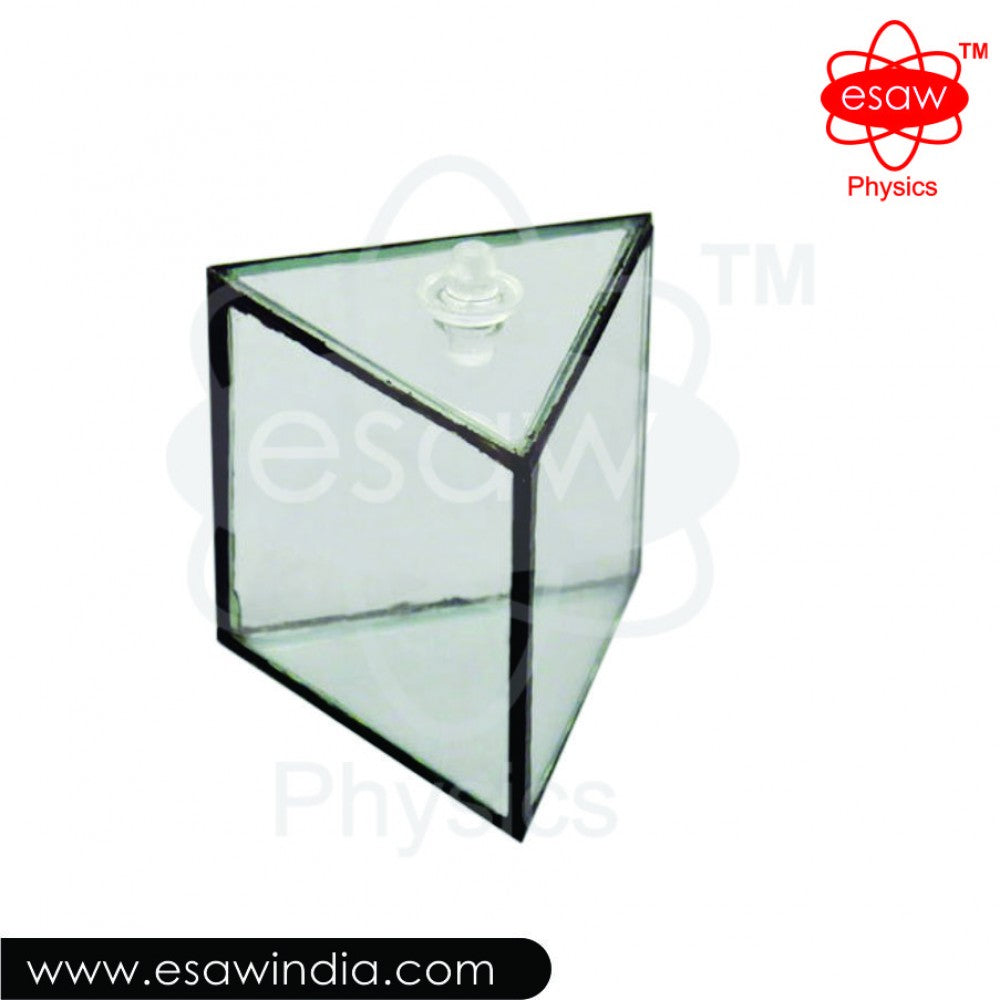 Image ALT Tags:
Hollow Glass Prism for Light Refraction Experiments"
"ESAW LO-691 Prism for Physics Classroom Demonstration"
"Optical Prism with Hollow Glass Body for Chemistry Labs"