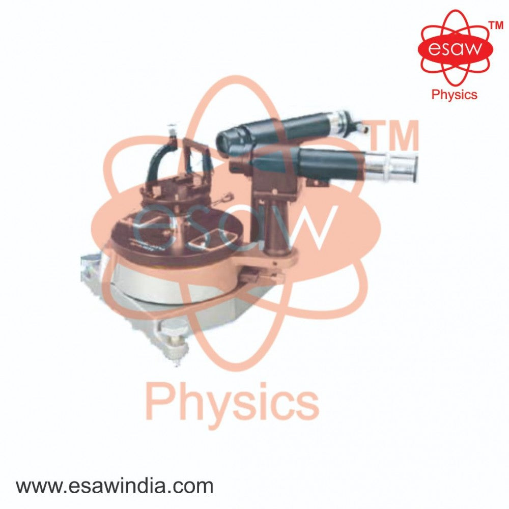 image ALT Tags:
"Intermediate Spectrometer with Stainless Steel Scale for Labs"
"ESAW Optical Spectrometer for Physics and Chemistry Classrooms"
"Export Quality Spectrometer from India – Stainless Steel Scale"
"Spectrometer for Students and Research Labs – ESAW LO-6133"