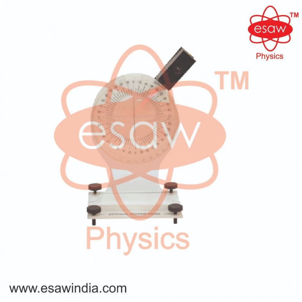 Image ALT Tags:
"Laser Reflection Refraction Tank for Physics Lab ESAW"
"Affordable Laser Optics Demonstration Tank for Students India"
"ESAW LO-1058 Refraction Tank for Schools and Colleges"
"Best Refraction Tank with Laser Setup for Optical Labs"