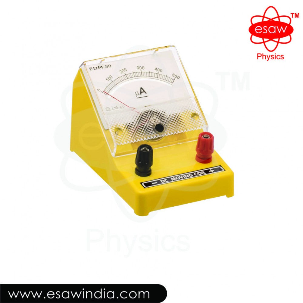 ALT Image Tags:
"Micro Ammeter for School Physics Lab Demonstration"
"Moving Coil Microammeter for Engineering Colleges"
"ESAW Precision Microammeter for Low Current Measurement"
