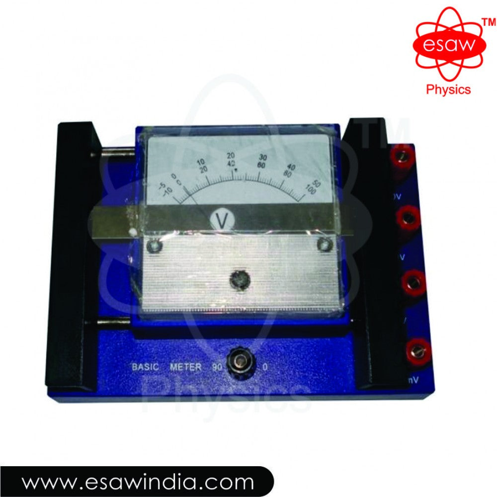 Image ALT Tags:
"ESAW Multirange Ammeter Voltmeter Combined DC Lab Instrument"
"Affordable Ammeter Voltmeter for Students in India"
"Educational Physics Equipment – Ammeter Voltmeter Export"