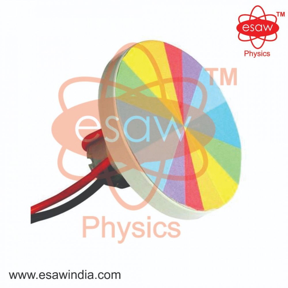 Image ALT Tags:
"Newton’s Colour Disc on Stand for Physics Demonstration"
"Rotating Colour Mixing Disc for Light and Optics Labs"
"Buy Educational Newton Colour Wheel for Students India"
"Affordable Colour Theory Lab Tool for Classrooms"