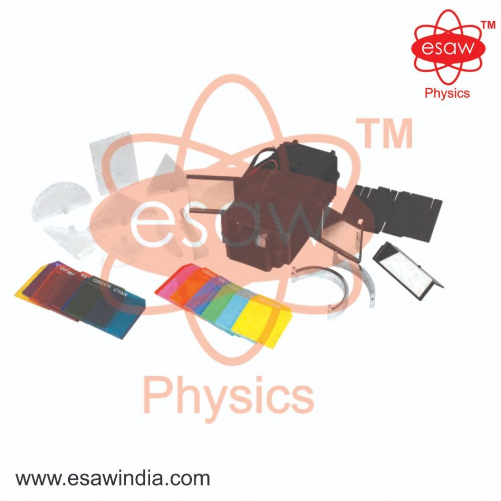 Image ALT Tags:
"ESAW Optical Set for Light Box for Physics Lab Demonstrations"
"Buy Optical Set for Light Box – Science Equipment for Students India"
"Affordable Optical Kit for Educational Labs and Schools"
"Export Quality Optical Lab Set with Prisms and Lenses from ESAW"