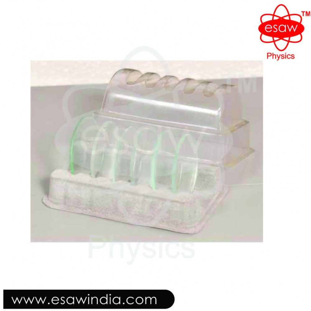 Image ALT Tags:
"Plastic Lens Set for Optics Lab"
"Physics Education Lens Kit with Tray"
"Six-Lens Set for Light and Refraction Experiments"