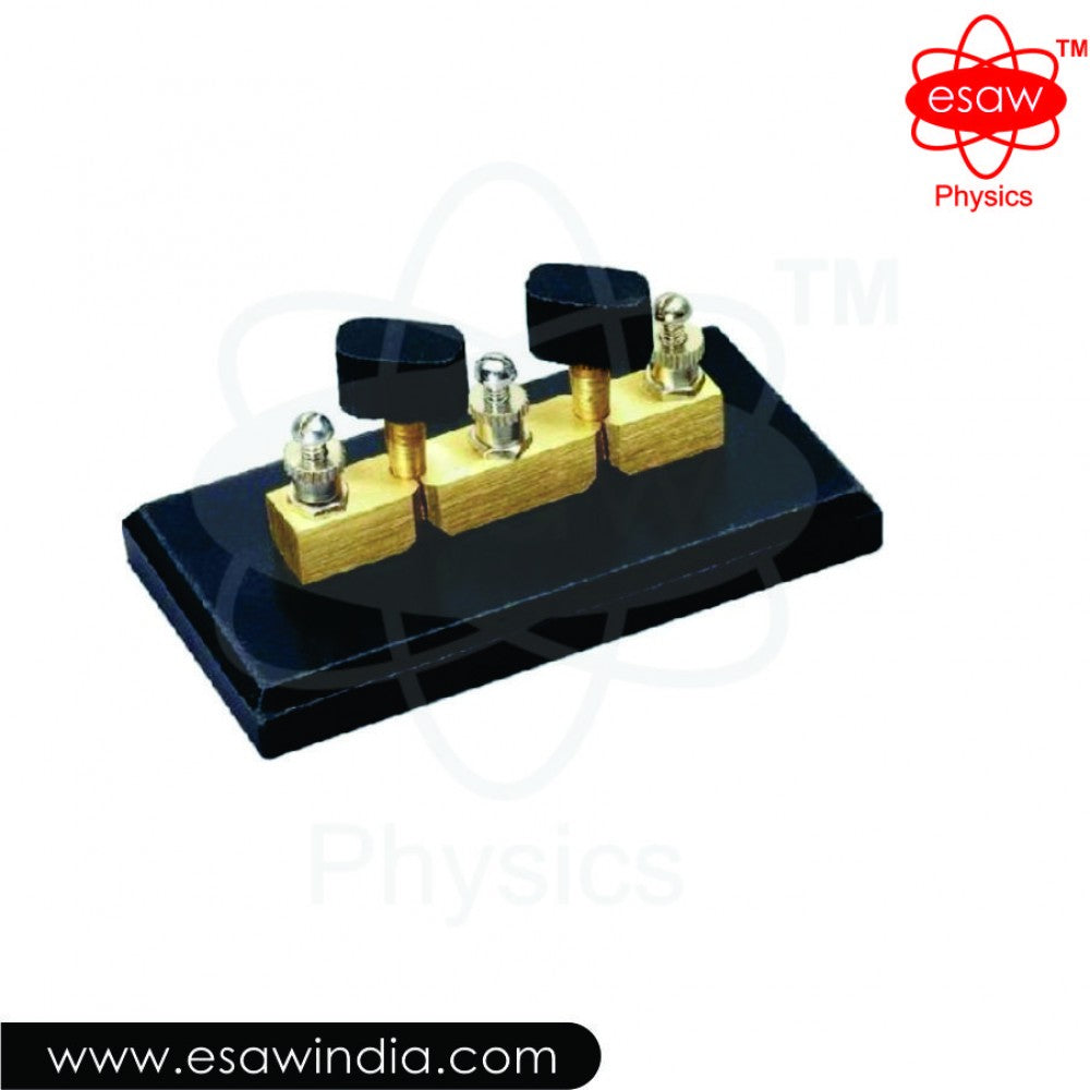 Image ALT Tags (SEO Optimized):
"Plug Key with Brass Block 10.5mm for Physics Lab"
"Affordable Plug Key ESAW India for Students and Schools"
"Durable Brass Plug Key for Educational Science Labs"
"Buy Export Quality Plug Key for Bulk Lab Supply"