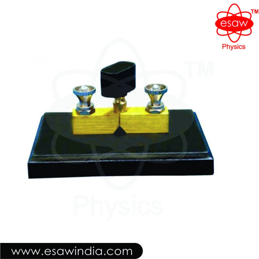 Image ALT Tags (SEO Optimized):
"Plug Key with Brass Block 9mm for Physics Lab"
"Affordable Brass Plug Key ESAW India for Students"
"Durable Plug Key for Educational Science Labs"
"Buy Export Quality Plug Key for Bulk Lab Supply"
