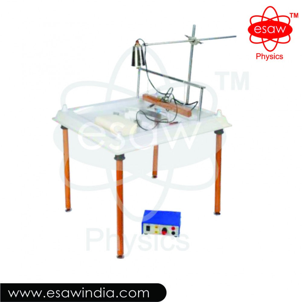 🖼️ Image ALT Tags:
"Ripple Tank for Wave Demonstration in Physics Lab"
"Water Wave Visualization Equipment for Schools"
"ESAW Ripple Tank with Light Source for Science Education"