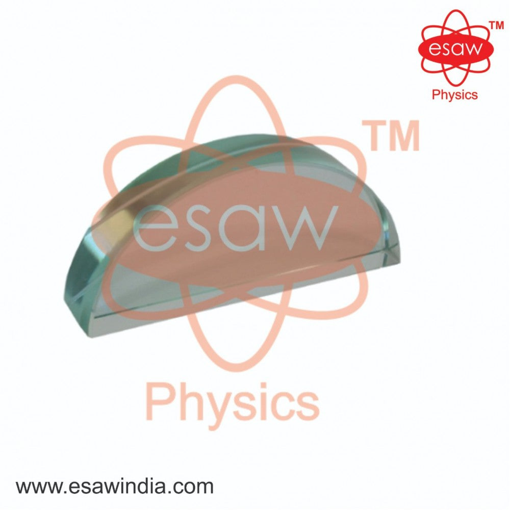 Image ALT Tags:
"Semicircular Acrylic Block for Light Refraction Experiments"
"ESAW Acrylic Optics Block for Physics Labs"
"Student Optics Tool – Semicircular Acrylic Block LO-545"