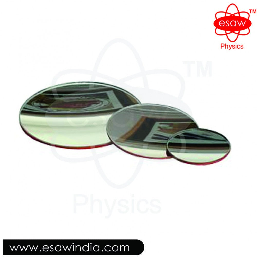 Image ALT Tags:
"Spherical Mirror for Physics Optics Experiments"
"ESAW Curved Mirror for School and College Science Labs"
"Lab-Grade Spherical Mirror for Students"