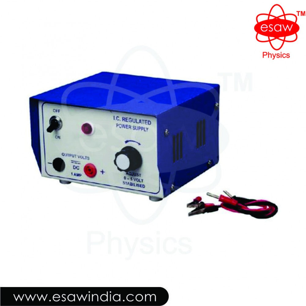 Buy ESAW Stabilized Power Supply Variable 0-5V, 1A – Export Quality Lab Equipment India