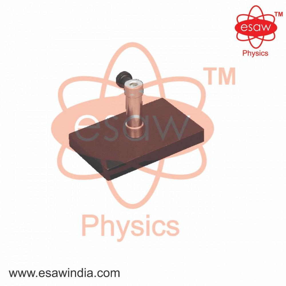image ALT Tags:
"ESAW Stand for Optical Bench Accessories in Physics Lab"
"Stable Mounting Stand for School Light Bench Setup"
"Optical Lab Fixture Stand for Prisms and Lenses"