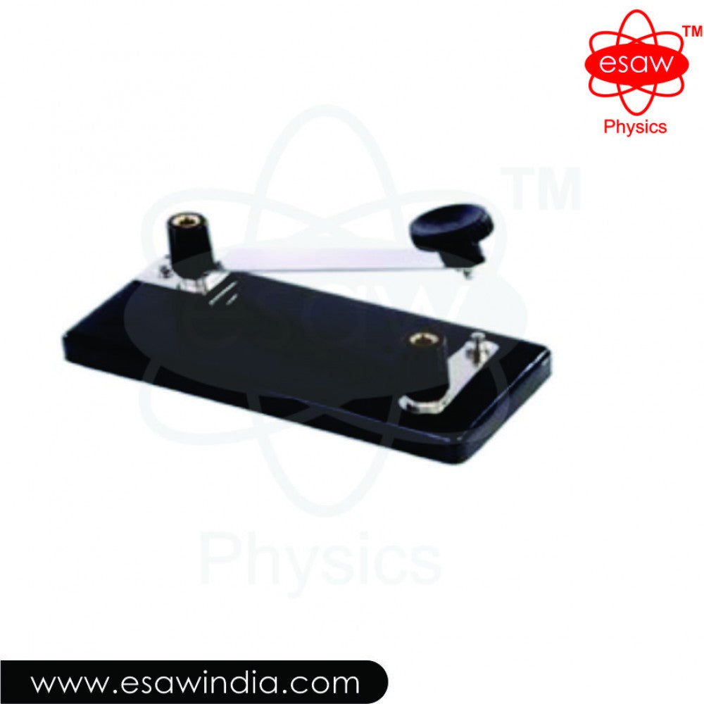 🖼 Image ALT Tags:
"ESAW Tapping Key Single Contact for Physics Lab"
"Lab Key Switch for Electric Circuit Experiments"
"Single Contact Tapping Key for Educational Use"
"Physics Lab Equipment Switch Made in India"