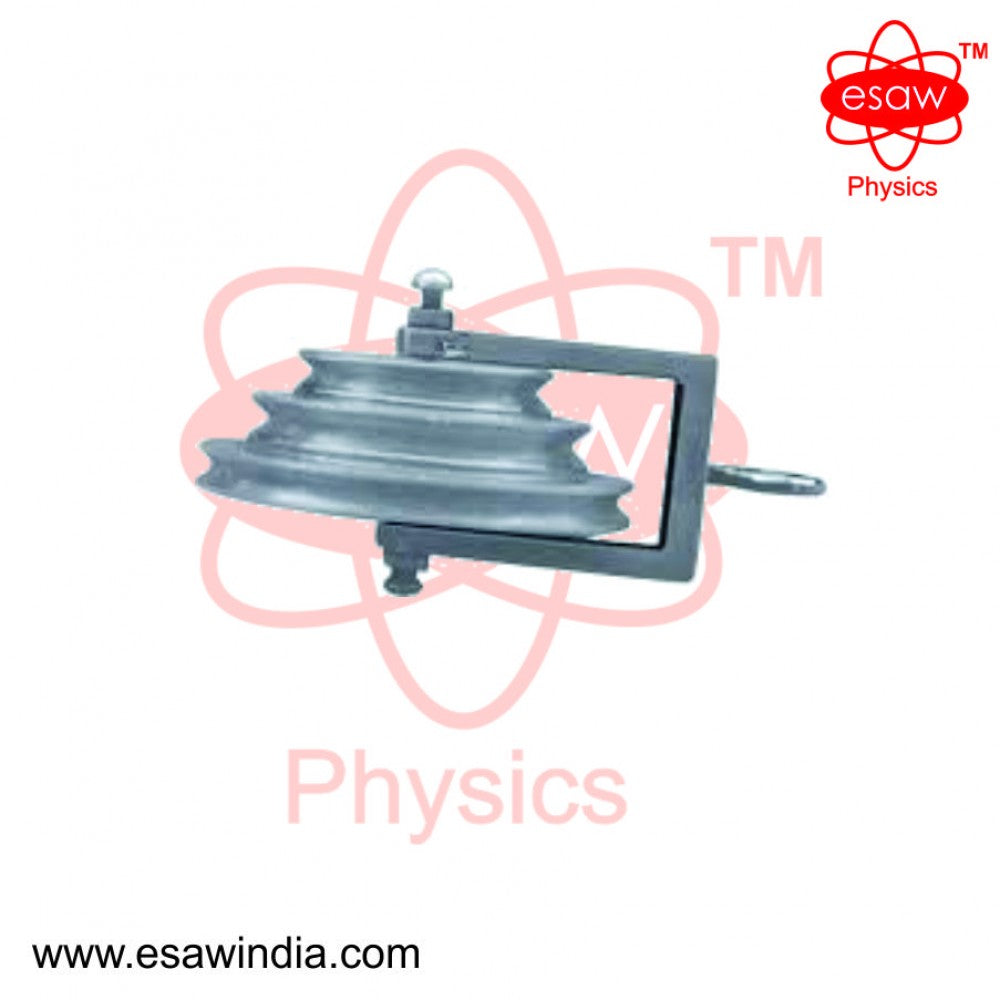 🖼️ Image ALT Tags:
"Triple Differential Pulley for Physics Lab Use"
"Mechanical Wheel and Axle System for School Experiments"
"Buy ESAW Triple Pulley Apparatus India Export"
"Educational Lab Equipment for Force and Motion Demonstration"