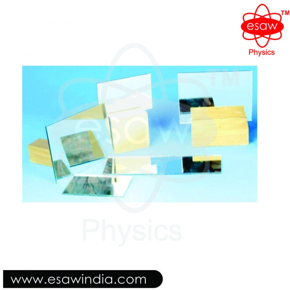 Image ALT Tags:
ESAW Plane Glass Mirror for Physics Classroom
Unmounted Mirror for Science Lab Experiment
75 x 50 mm Optical Glass Mirror for Students
Educational Mirror for Light Reflection Demonstration