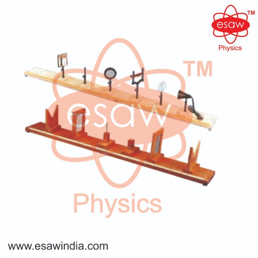 🖼️ Image ALT Tags:
"Wooden Optical Bench for Physics Lab Light Experiments"
"Affordable Optical Bench for School and College Labs"
"ESAW Wooden Light Experiment Setup with Rulers and Holders"
"Physics Optical Bench for Focal Length Measurement"