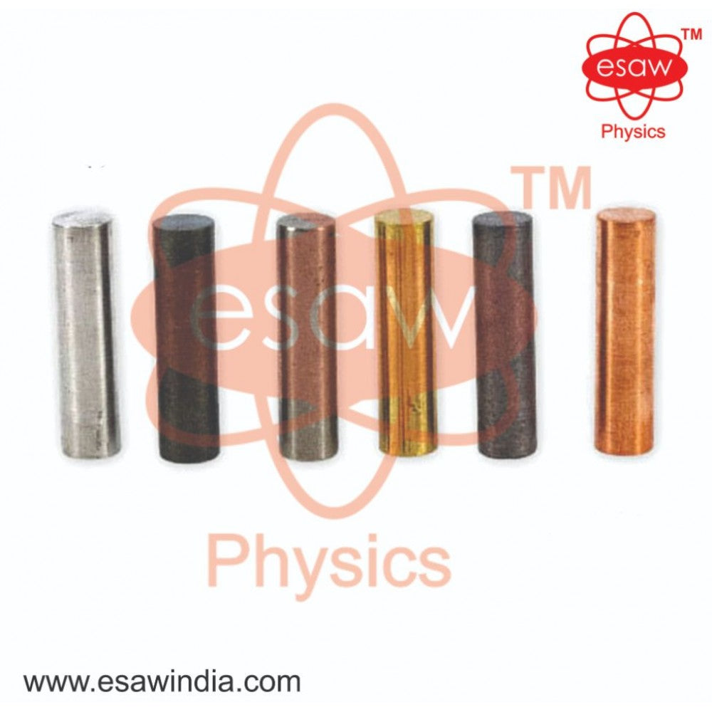 Image ALT Tags:
"Precision Metal Cylinders for Density Experiment"
"ESAW SM-3794 Metal Cylinder Set for Chemistry Lab"
"Lab-Grade Metal Cylinders for Physics Education"