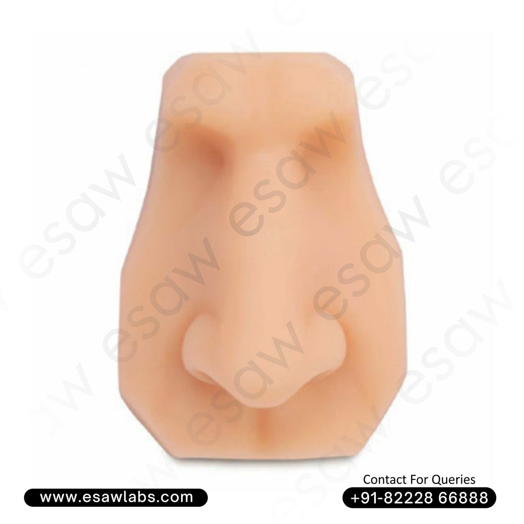 Nose Suture & Piercing Training Pad – Silicone Nasal Skill Model for Suturing & Acupuncture | ESAW India