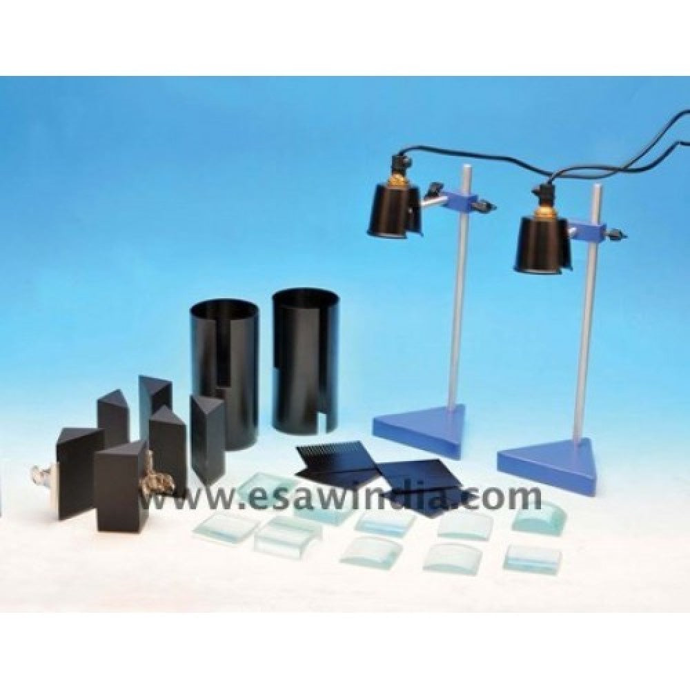 Image ALT Tags:
"Ray Optics Kit for Student Physics Experiments"
"Educational Light and Lens Demonstration Kit"
"Affordable Ray Optics Kit for Science Labs India"
"ESAW Export-Quality Optical Kit for Schools and Colleges"
