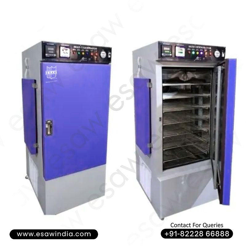 ALT Text Suggestions for Images:
“Seed Germinator for Botany Labs and Agricultural Research”
“Controlled Environment Chamber for Seed Sprouting”
“ESAW Seed Germinator for Schools and Colleges”
“Export Quality Seed Germination Equipment India”