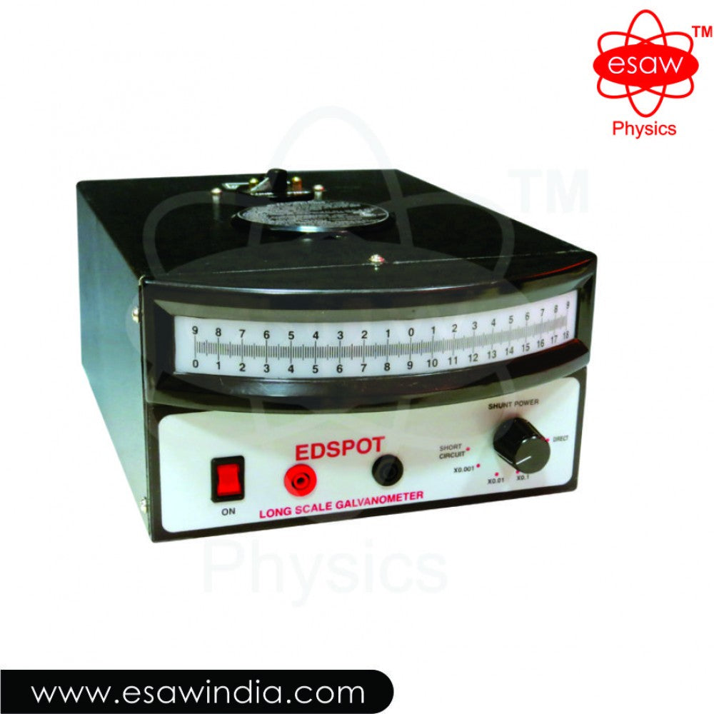 Image ALT Tags:
"Spot Reflecting Galvanometer for Physics Experiments"
"ESAW Optical Galvanometer for Student Labs"
"Precision Lab Meter for Electrical Current Detection"