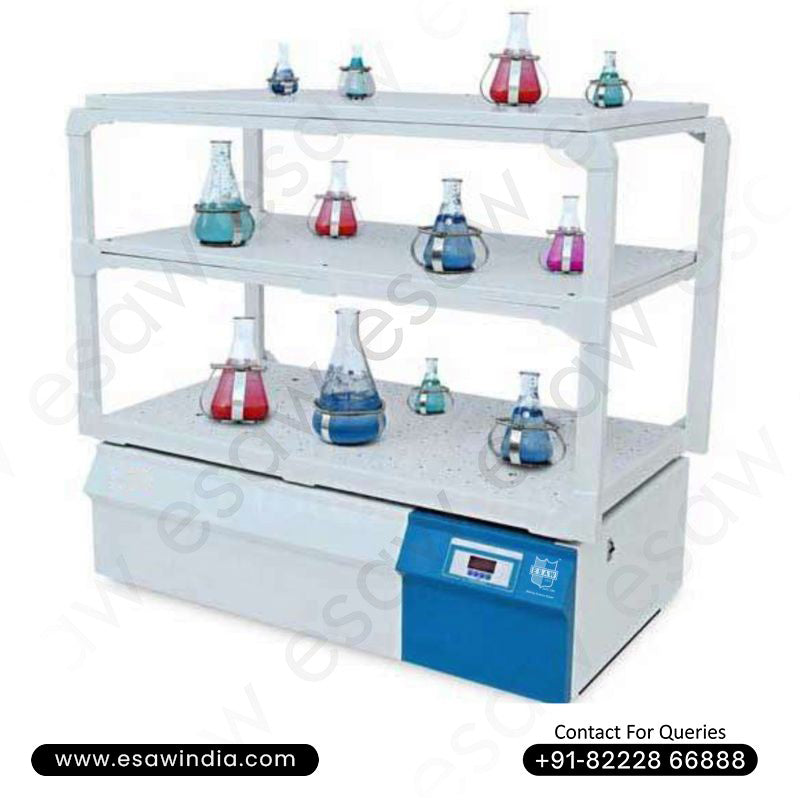 Image ALT Tags:
"Three Tier Orbital Shaker for Chemistry Labs"
"Triple Platform Lab Shaker for Students and Schools"
"High-Capacity Orbital Shaker for Industrial Research"
"ESAW India Export Quality Laboratory Shaker"