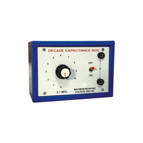 Image ALT Tags:
"Decade Condenser Capacitance Box for Physics and Electronics Labs India"
"Affordable Decade Condenser for Students and Educational Labs"
"Best Capacitance Box for Schools, Colleges, and Research Centres"