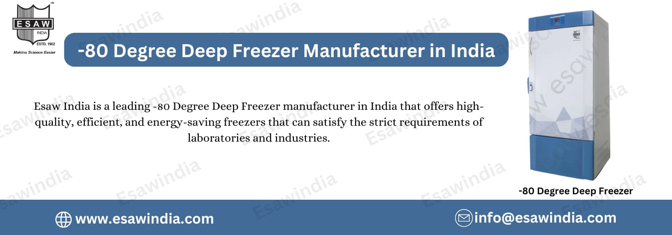 -80 Degree Deep Freezer manufacturer in India