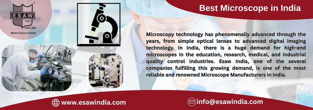 Best Microscope in India – Trusted Quality with Esaw India