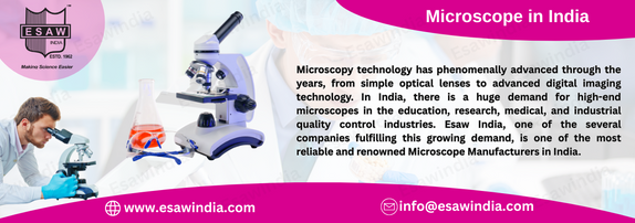 Microscope in India –  Best Quality with Esaw India