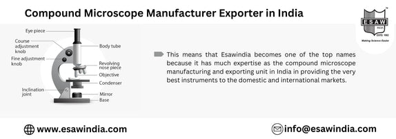 Compound Microscope Manufacturer Exporter in India:Exploring Excellence in Microscopy